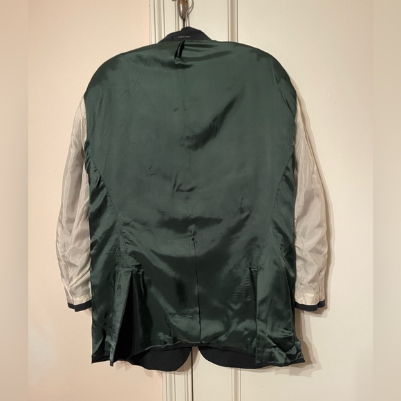 Loris Azzaro (Loro Piana Fabric) dark green Blazer - Picture 3 of 7